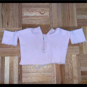 Seek the Label Pink Crop Top